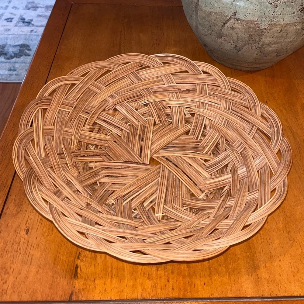 Vintage Woven Fruit Basket